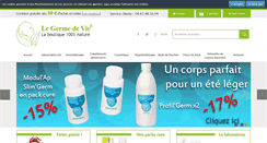 Desktop Screenshot of germedevie.fr